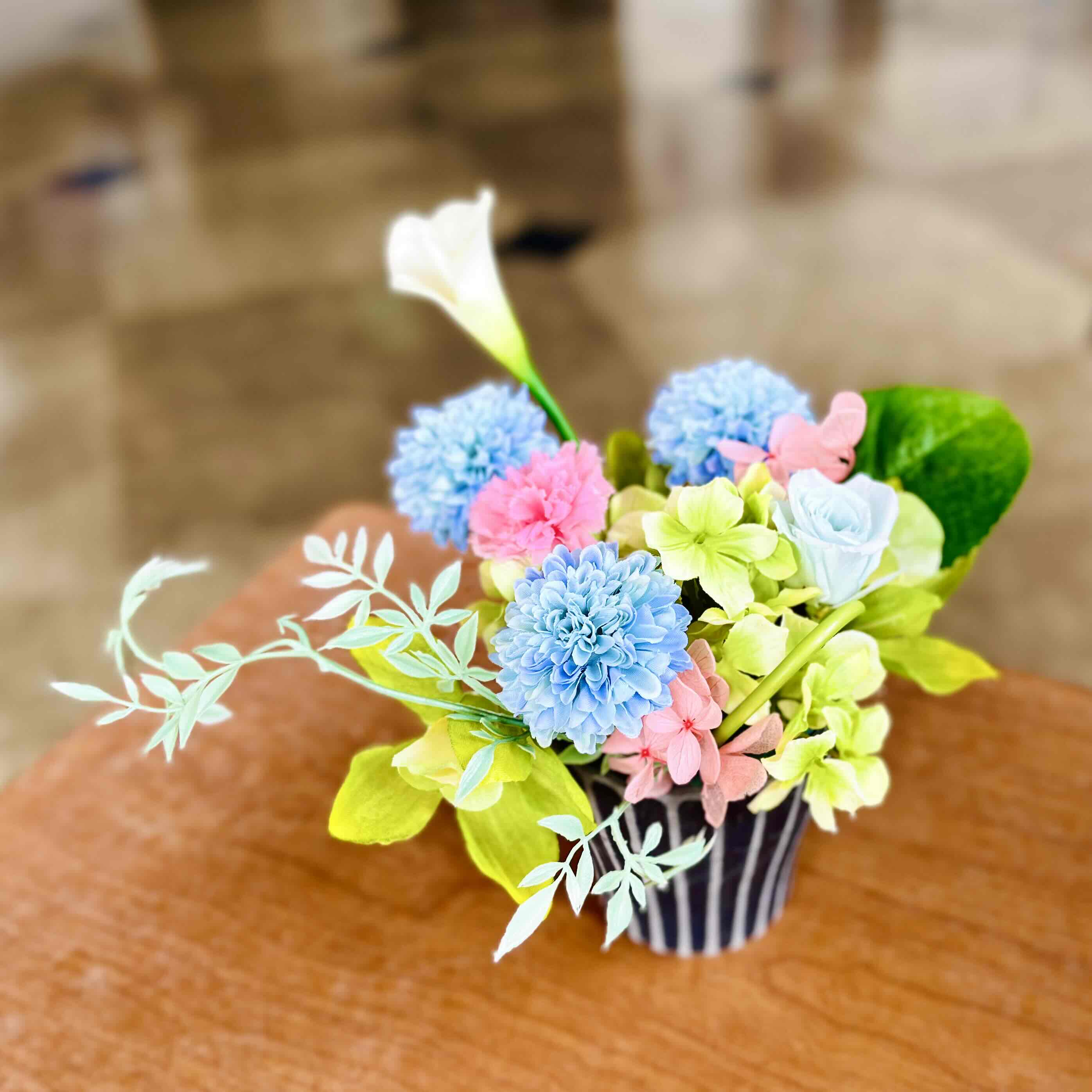 花に親しむ講座で作った作品